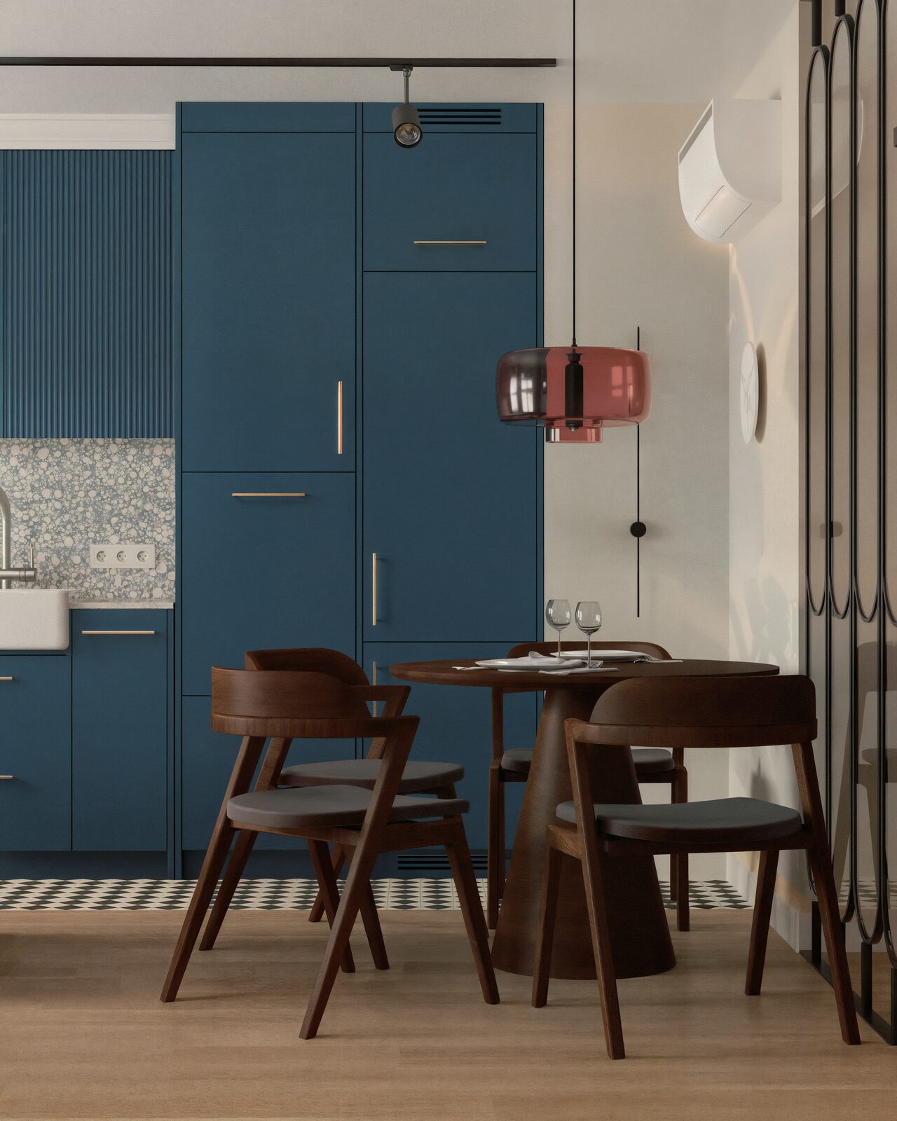 NOKTRUM — projekt wnętrza, Mieszkanie, Patrycja Duda Design Kraków